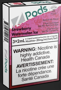 Ziip Pod Pack - Strawberry Watermelon Ice 3/PK (Special Nic Blend)[Ontario Stamp]
